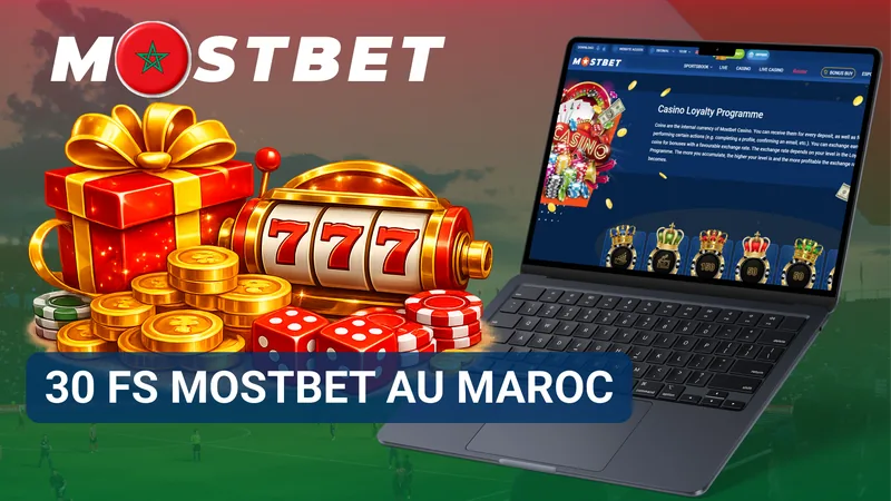 30 Free Spins MostBet sans dépôt pour les joueurs au Maroc
