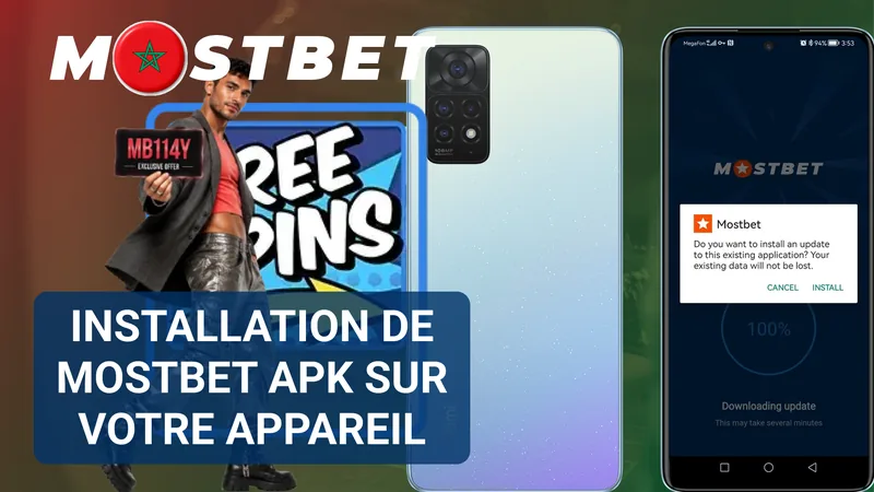 Installation du fichier APK de Mostbet sur Android