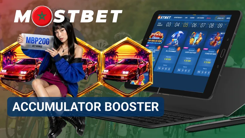 Accumulator Booster pour les paris combinés Mostbet