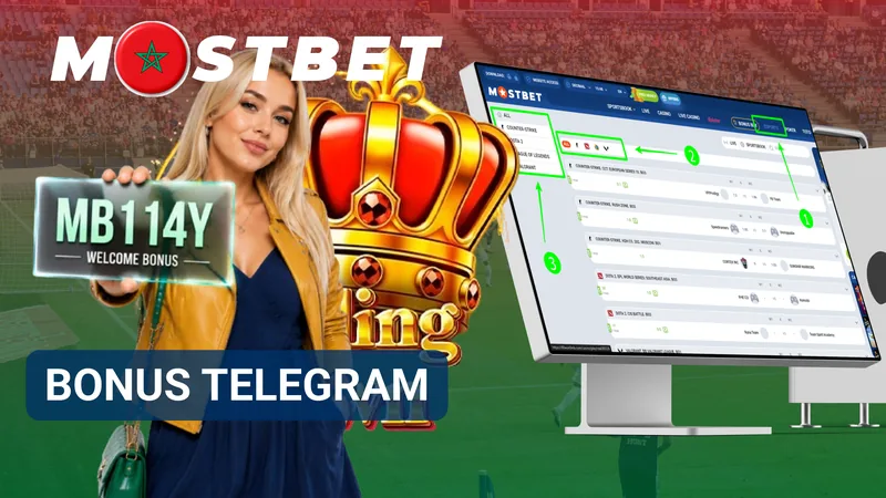 Bonus et codes promotionnels Mostbet sur Telegram