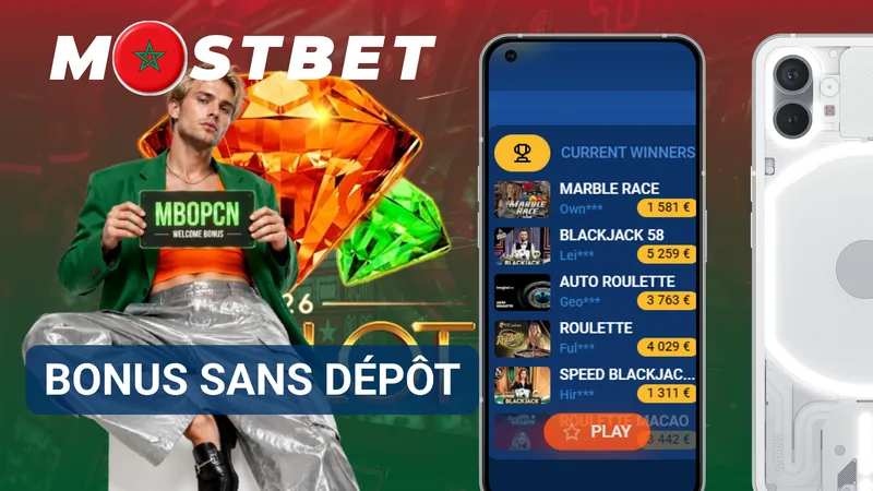 Bonus Mostbet sans dépôt pour les joueurs marocains