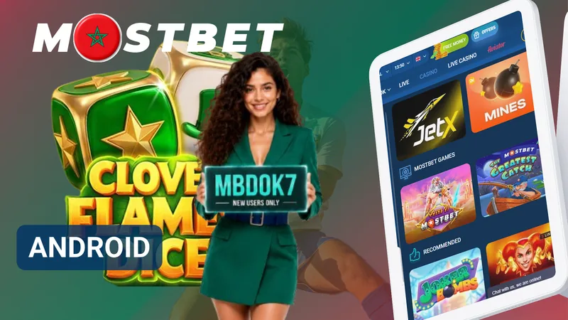 Application du casino Mostbet pour Android