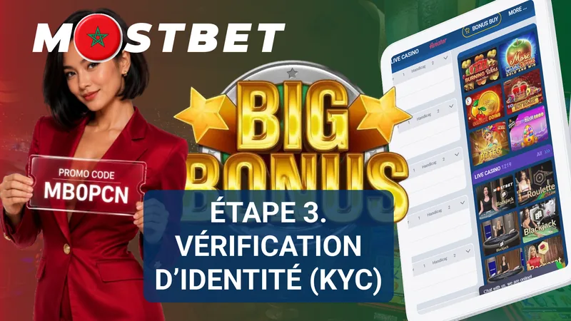 Vérification d’identité du compte Mostbet