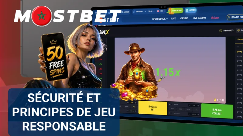 Sécurité du compte et outils de jeu responsable sur Mostbet