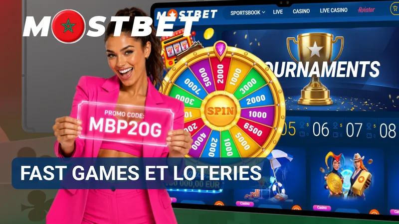Jeux rapides et loteries sur Mostbet