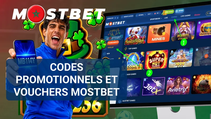 Codes promotionnels et vouchers de Mostbet