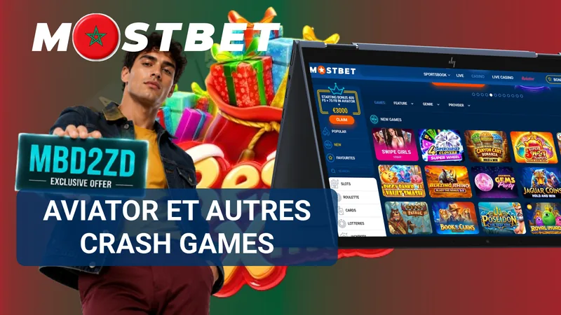 Aviator et sélection de crash games sur Mostbet