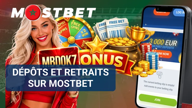 Dépôts et retraits en dirhams marocains sur Mostbet