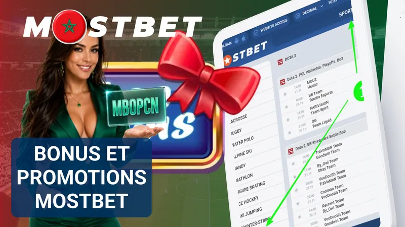Bonus et promotions de Mostbet au Maroc