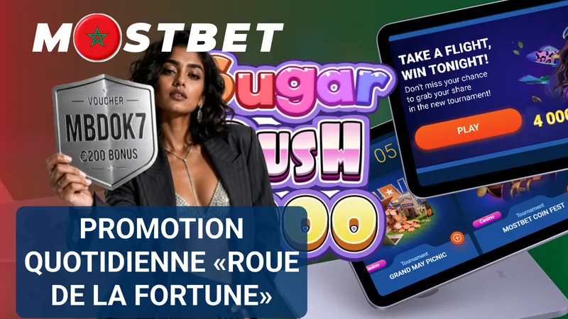 Roue de la fortune Mostbet avec récompenses quotidiennes
