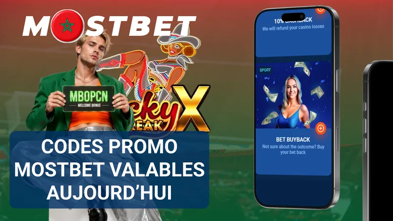 Codes promo MostBet actuellement disponibles au Maroc