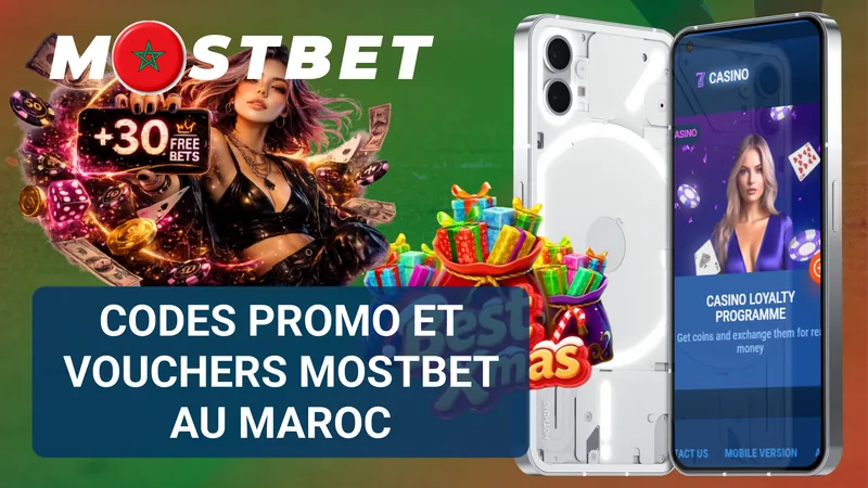 Codes promo et vouchers MostBet disponibles au Maroc