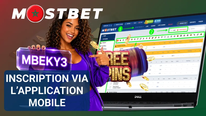Création d’un compte dans l’application mobile Mostbet